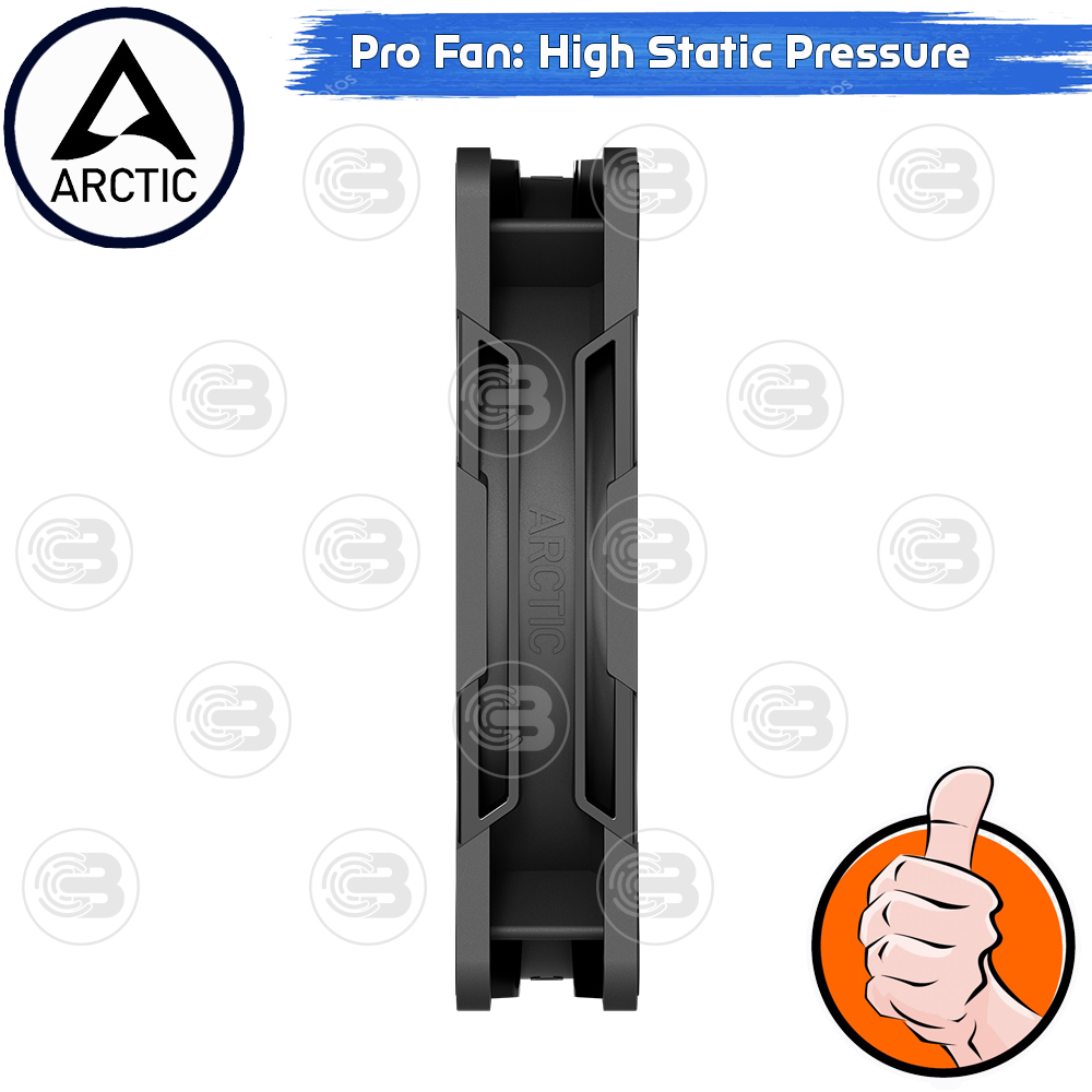 [CoolBlasterThai] ARCTIC P12 PRO PST BLACK (size 120 mm.) PC Fan Case ประกัน 6 ปี