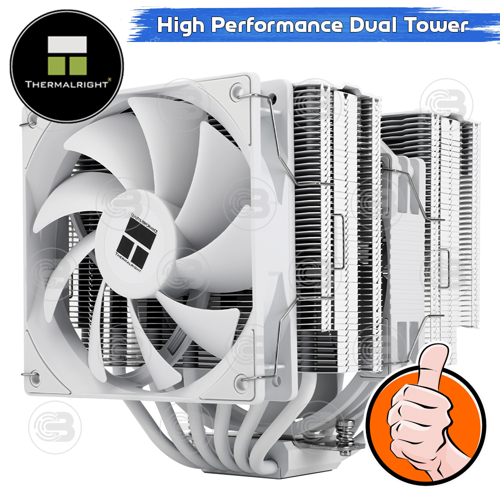 [CoolBlasterThai] Thermalright Peerless Assassin 140 Digital White Heat Sink (AM5/LGA1851 Ready) ประกัน 3 ปี