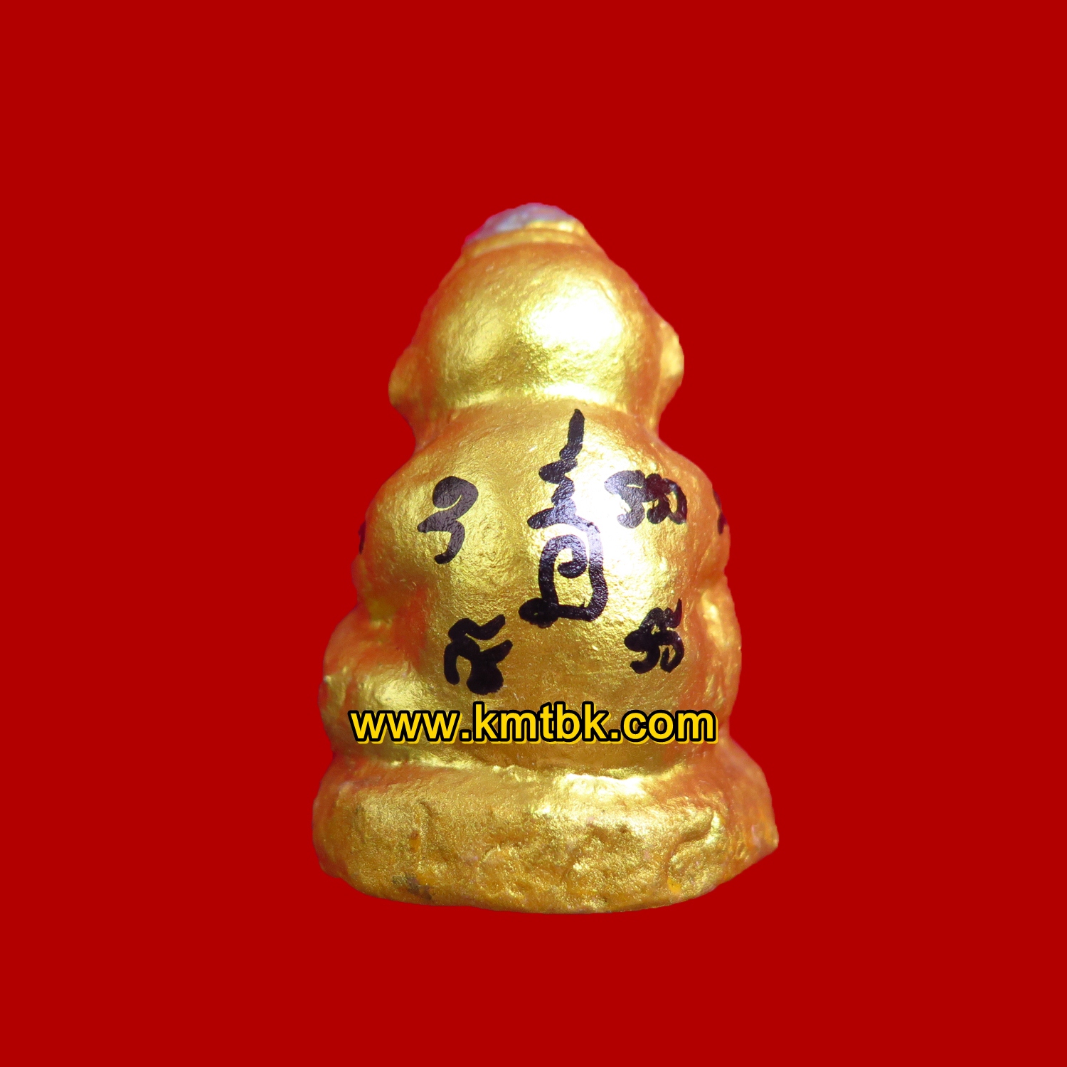 กุมารทองพิมพ์โบราณ หลวงพ่อกอย วัดเขาดินใต้ พิมพ์กรรมการสีทอง ขนาดตั้งบูชา ปี2557 ของแท้จากวัด