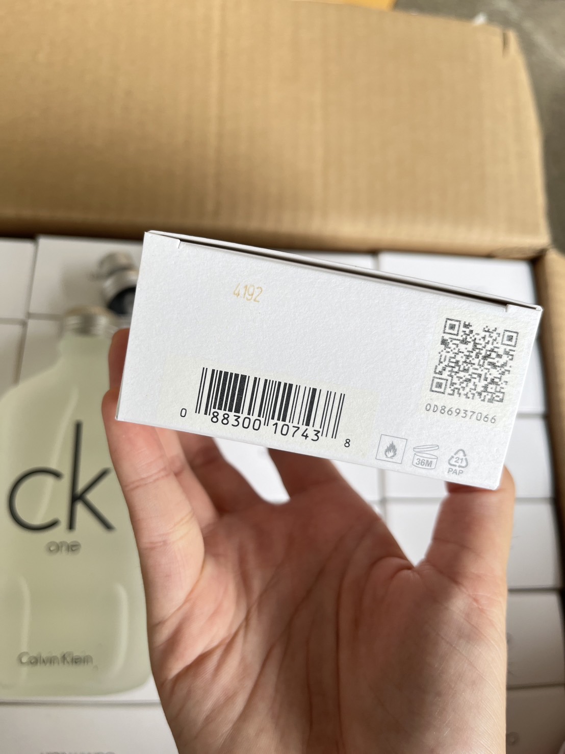 Calvin Klein CK One Eau De Toilette 200ml. [กล่อง/ขาย] ของแท้