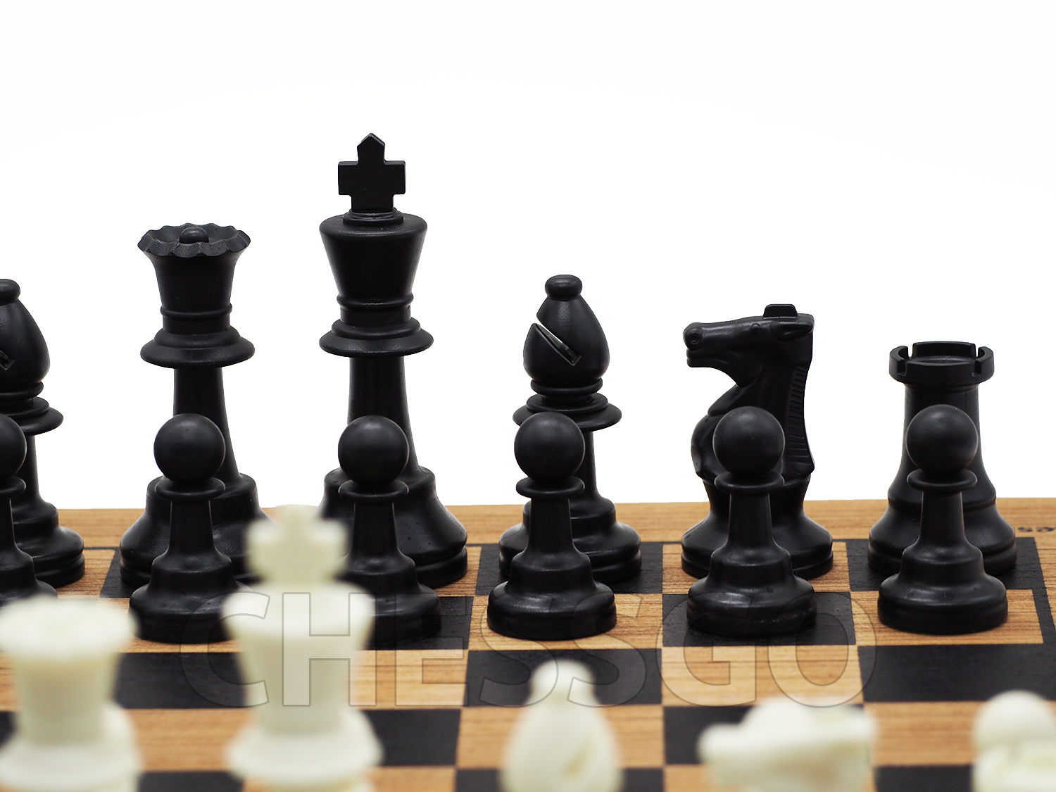 ชุดหมากรุกสากล(กระดานไม้พับ+ตัวStandard)