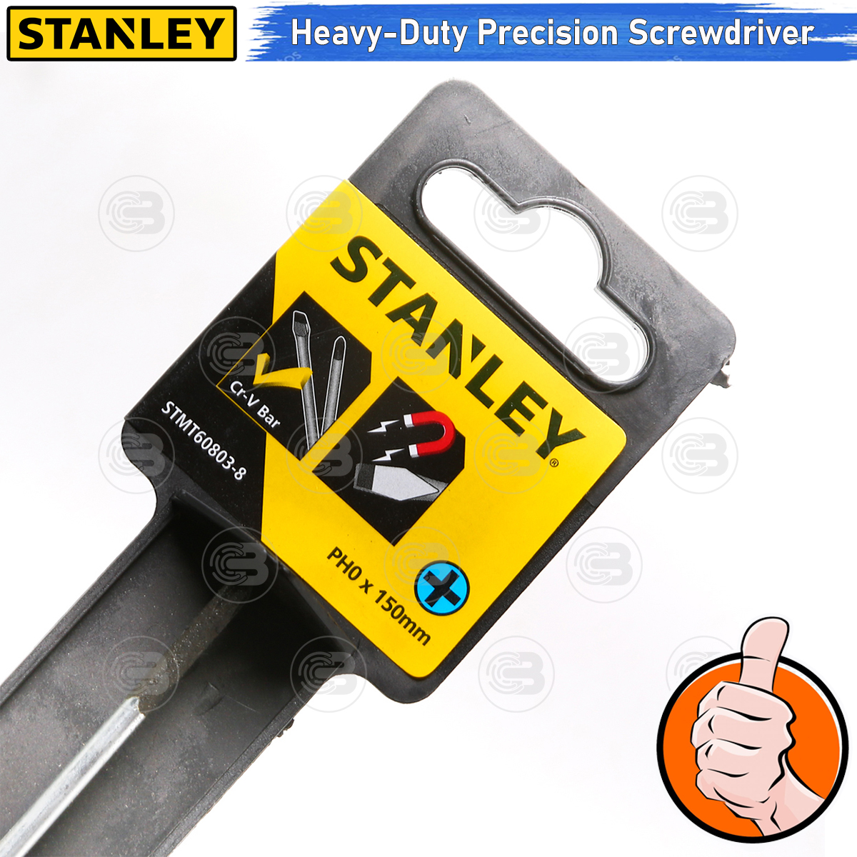 [CoolBlasterThai] STANLEY CUSHION GRIP SCREW DRIVER PHILLIPS PH0 x 150MM (STMT60803-8)