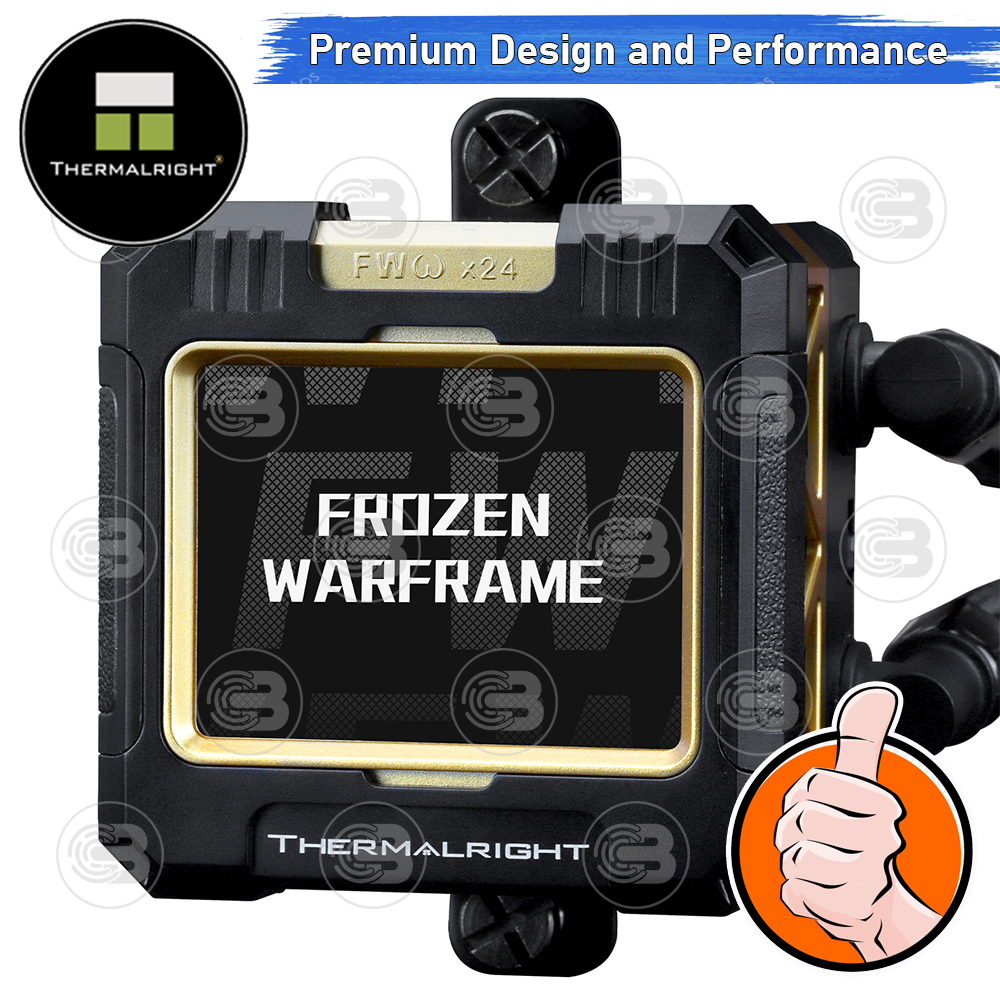 [CoolBlasterThai] Thermalright FROZEN WARFRAME 360 BLACK ARGB AIO Liquid CPU Cooler (AM5/LGA1851 Ready) ประกัน 5 ปี
