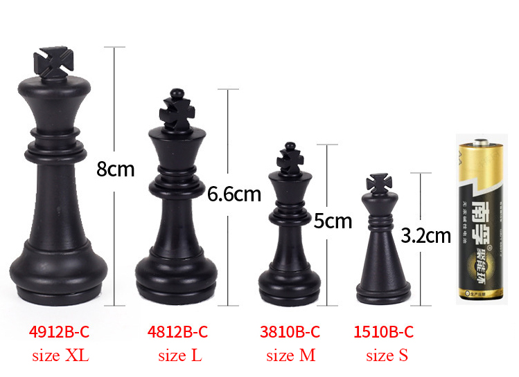 หมากรุกสากลแม่เหล็ก Black&White Magnetic Chess