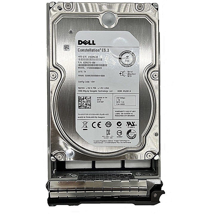 Dell 01P7DP 9ZM275-150 [TorCompTH Thailand ขาย จำหน่าย ราคา] Dell 2TB 7.2K 6G NL SAS 3.5in HDD