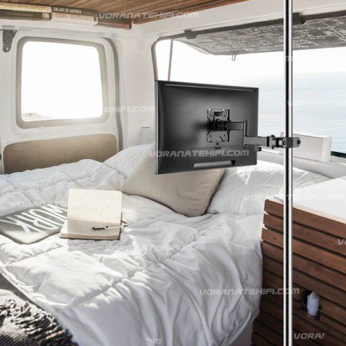 ENIX No.35-112 ขายึดจอคอมกับเสากลมขนาด 28-60 มม. แบบ Full-Motion สำหรับจอคอม 17"-32"/ VESA 75x75,100x100 (mm)