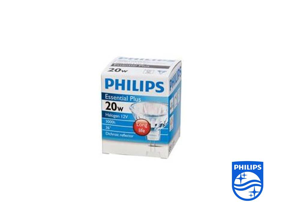 หลอด MR16 12V 20W หน้าปิด PHILIPS