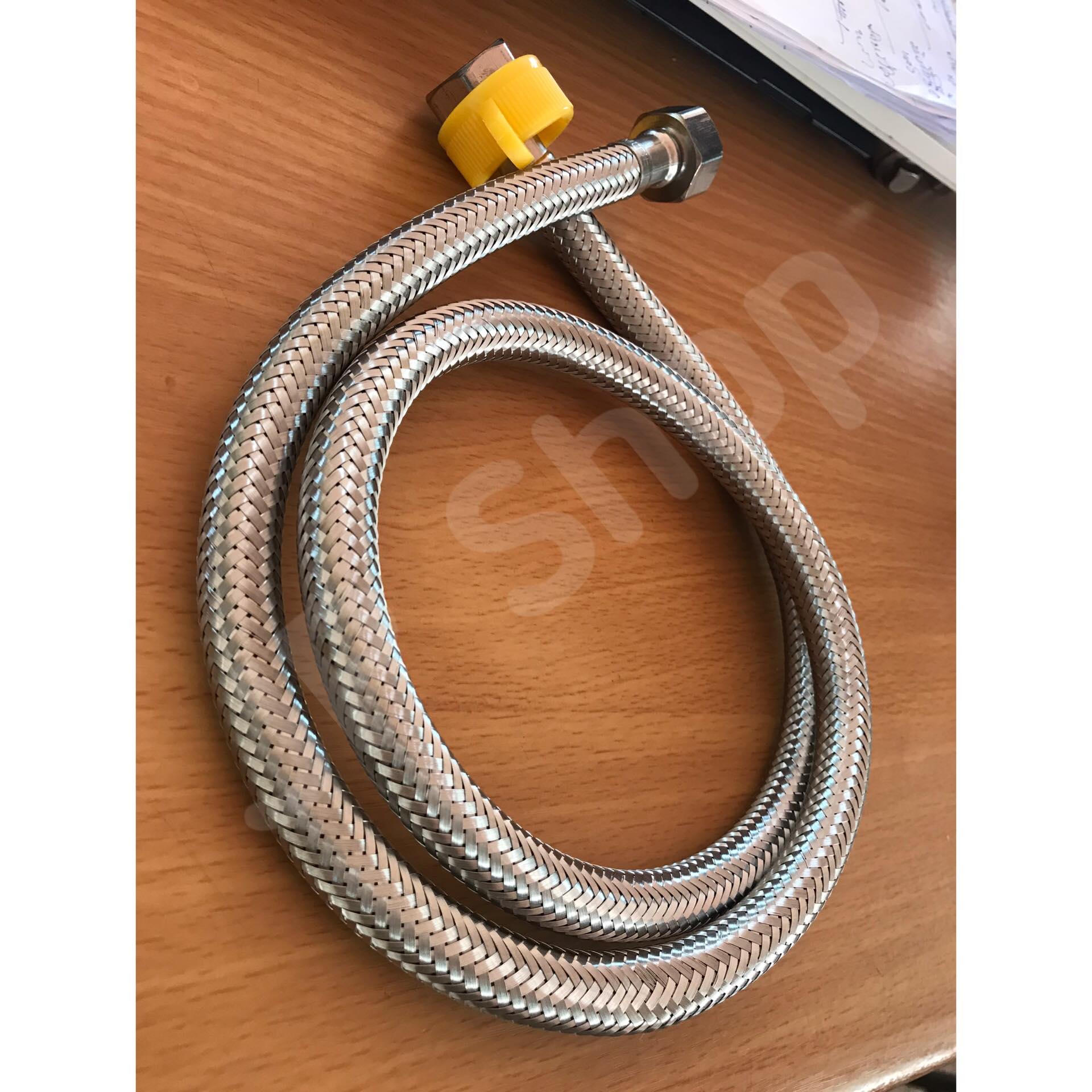 สายน้ำดี ขนาดความยาว 100 ซม. สแตนเลส 304เกลียวใน4หุน(1/2") สำหรับต่อน้ำใช้ทั่วไป ห้องน้ำ ห้องครัว #10002