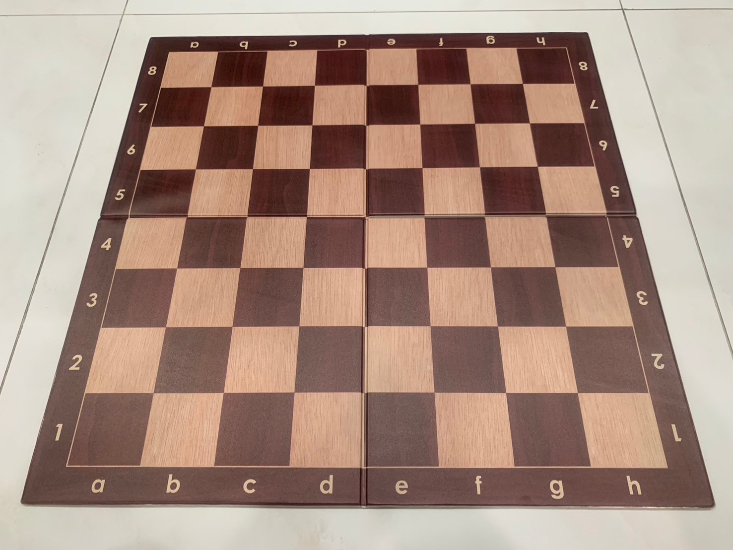 20" PU Double Fold Chess Board กระดานหมากรุกสากลแบบพับ(4ส่วน)