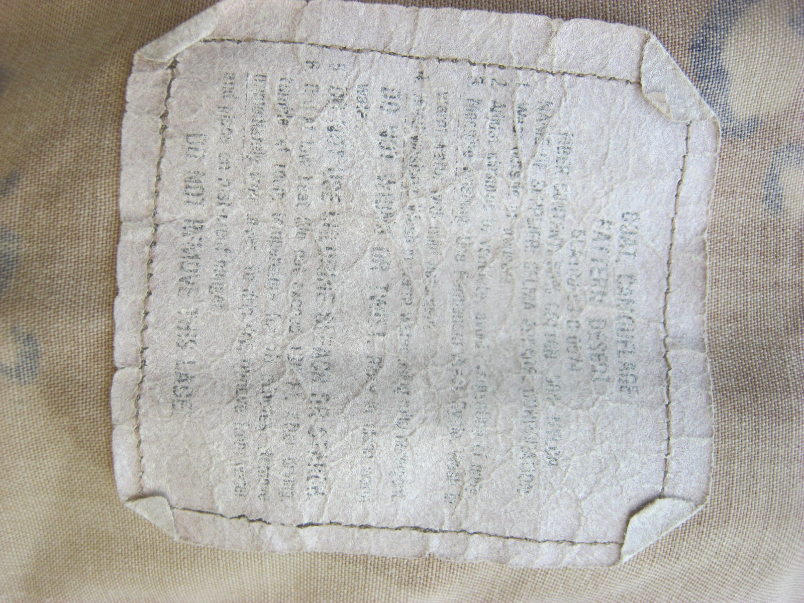 เสื้อทหารสหรัฐ หกสีทะเลทราย