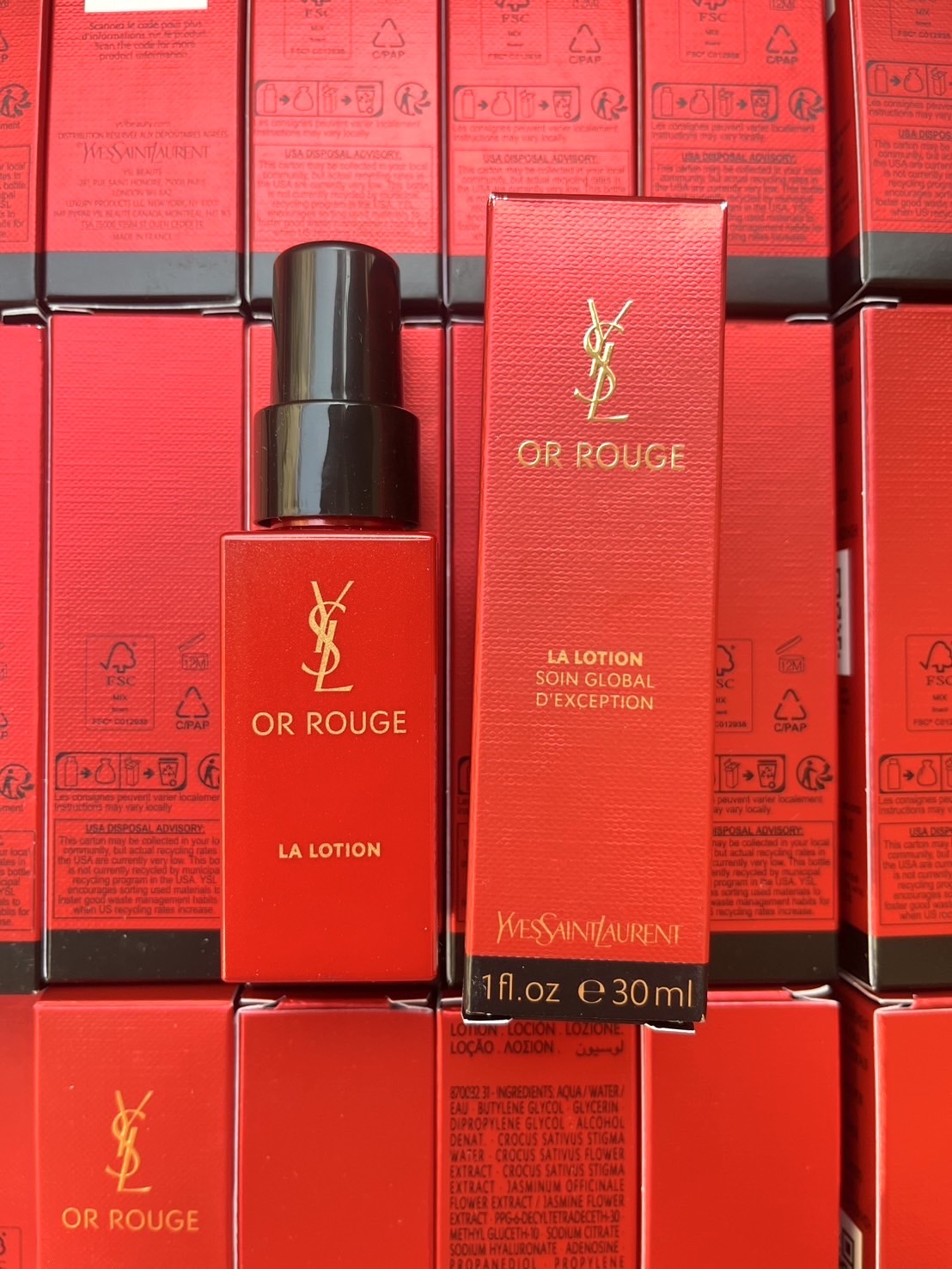 YSL OR Rouge La Lotion 30ml. โลชั่น ขนาดพกพา
