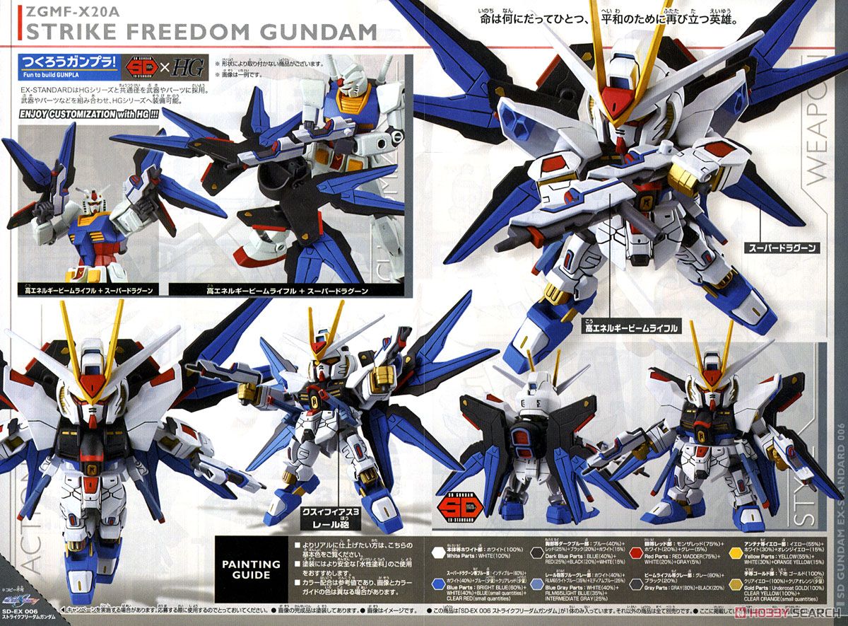SDEX STRIKE FREEDOM GUNDAM