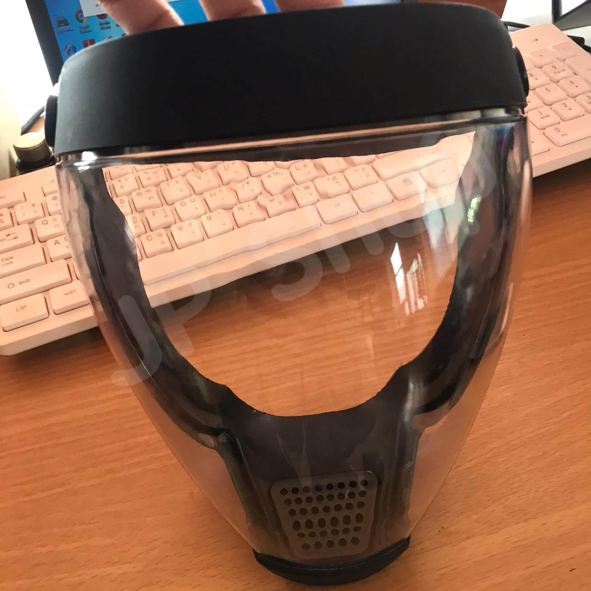 Face shieid หน้าสกากเฟสชิวแบบใส คละสี ใส่สบาย เต็มหน้า ราคาไม่แพง สนใจสั่งซื้อได้เลย #0220