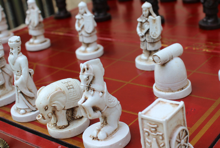 ชุดหมากรุกจีนกองทัพจีนแบบพับ XL