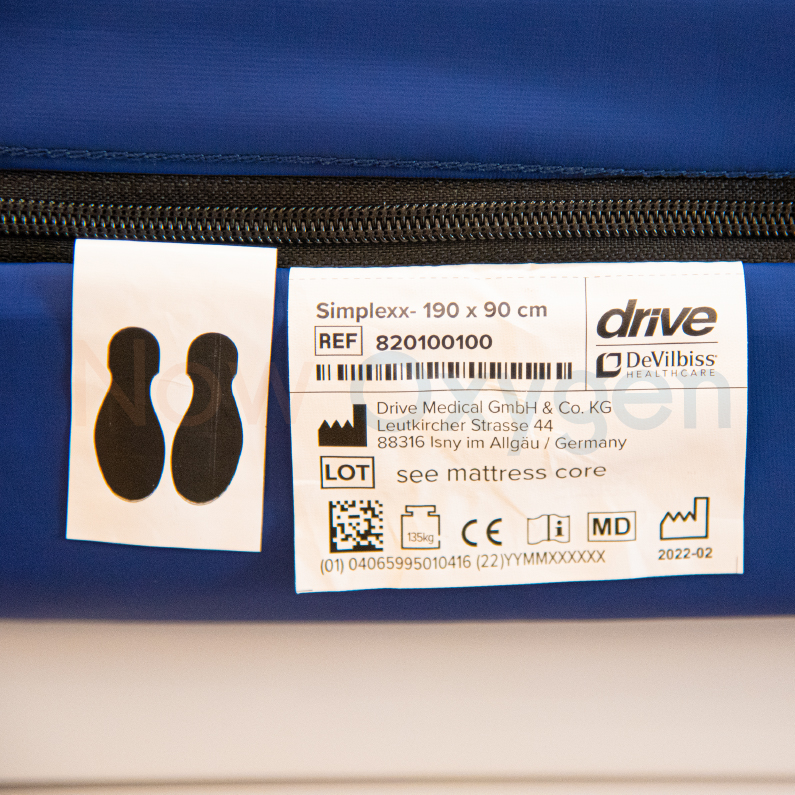 🇺🇸 ที่นอนโฟม ป้องกันแผลกดทับ 1 Layer (ระดับปานกลาง) สำหรับผู้ป่วย ผู้สูงอายุ Devilbiss รุ่น Gravimed Simplexx รับประกันศูนย์ไทย 5 ปี