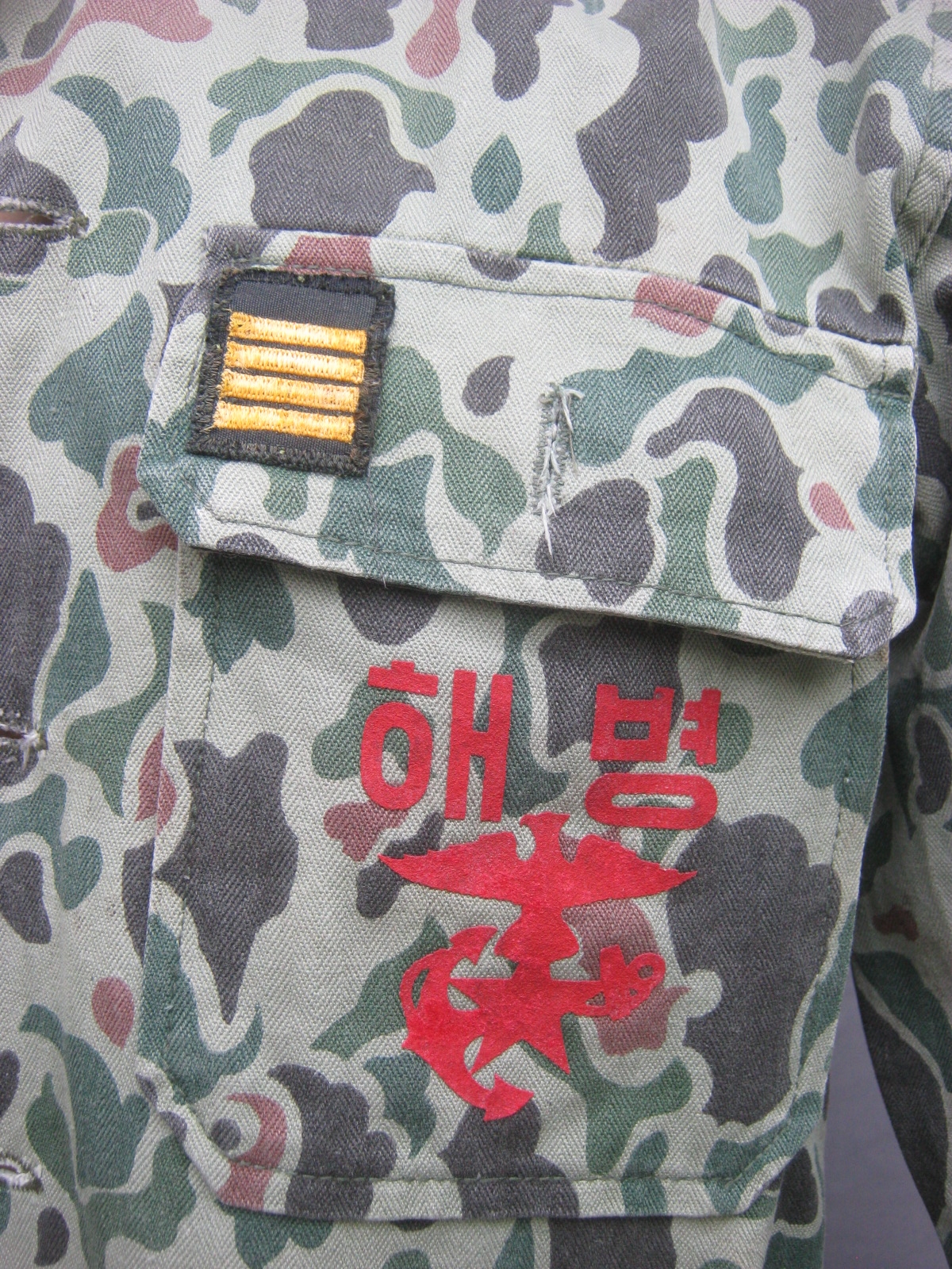 เสื้อลาย กองทัพเกาหลีใต้ ลาย duck hunter pattern camouflage