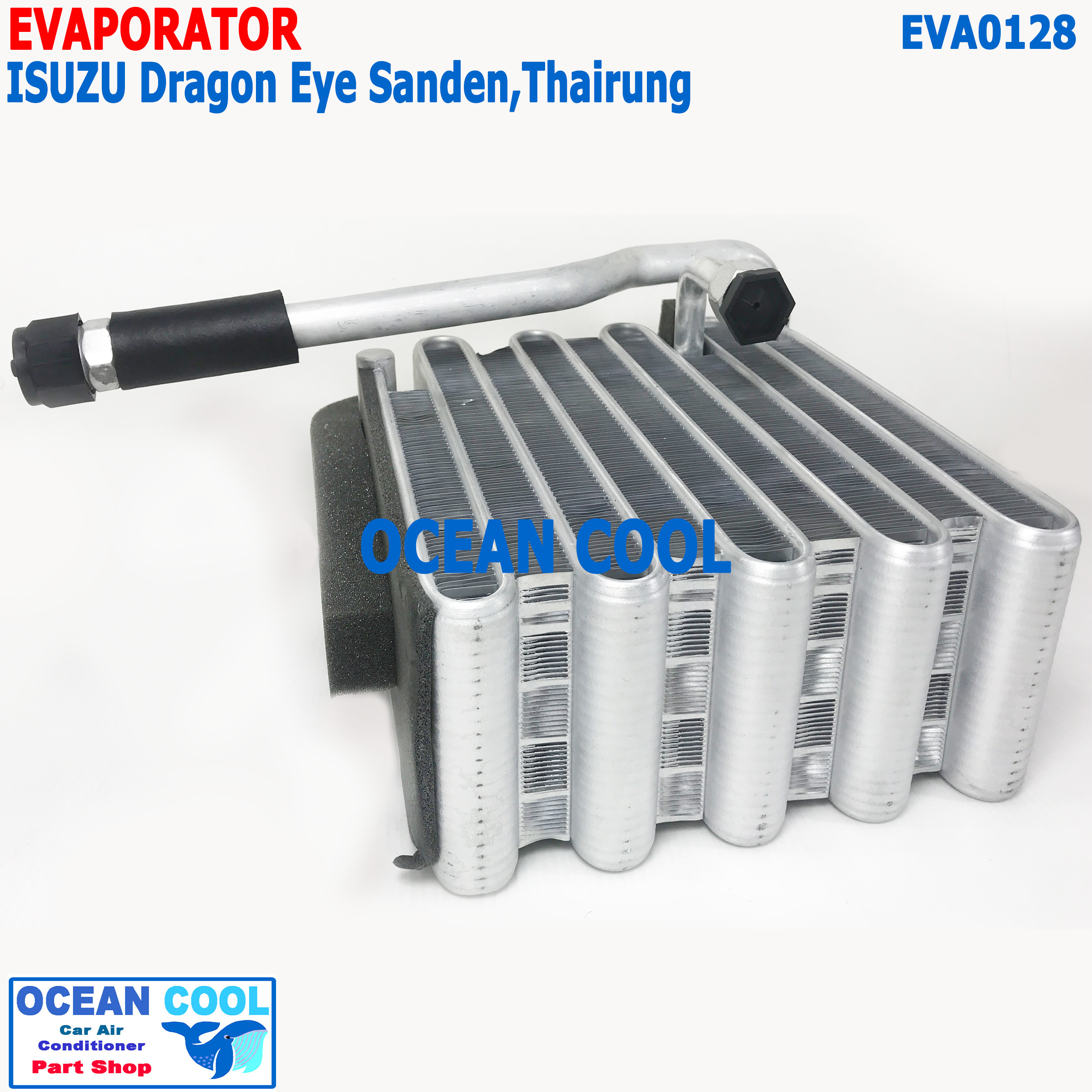 คอยล์เย็น อีซูซุ ดราก้อนอาย ซันเด้น ไทยรุ่ง EVA0128 AC Evaporator FOR Isuzu Dragon Eye 2000 Sanden คอยเย็น ตู้แอร์
