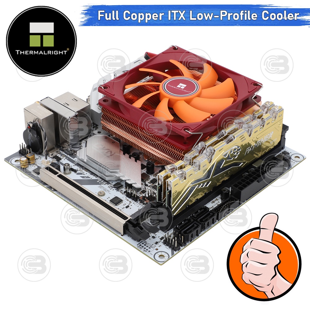 [CoolBlasterThai] Thermalright AXP90 X47 Full Copper Low-Profile CPU Cooler with 4 Heatpipes (AM5/LGA1851 Ready) ประกัน 6 ปี