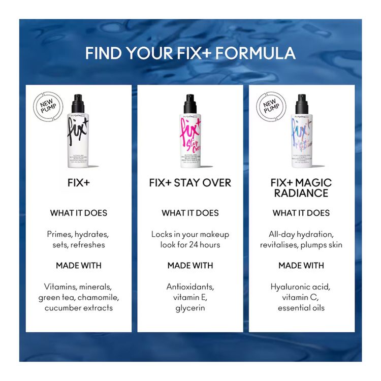 MAC Fix+ Original Multitasking Setting Spray 100ml. สเปรย์น้ำแร่บางเบา อัดแน่นวิตามินและแร่ธาตุ