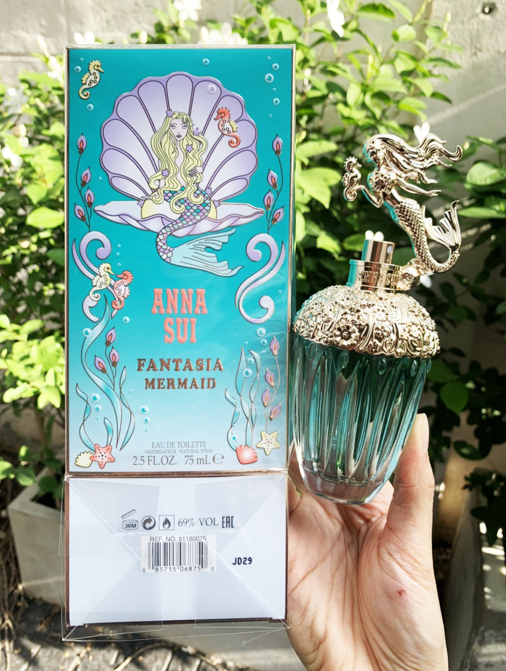 Anna Sui Fantasia Mermaid Eau De Toilette 75ml. [กล่องซีล]