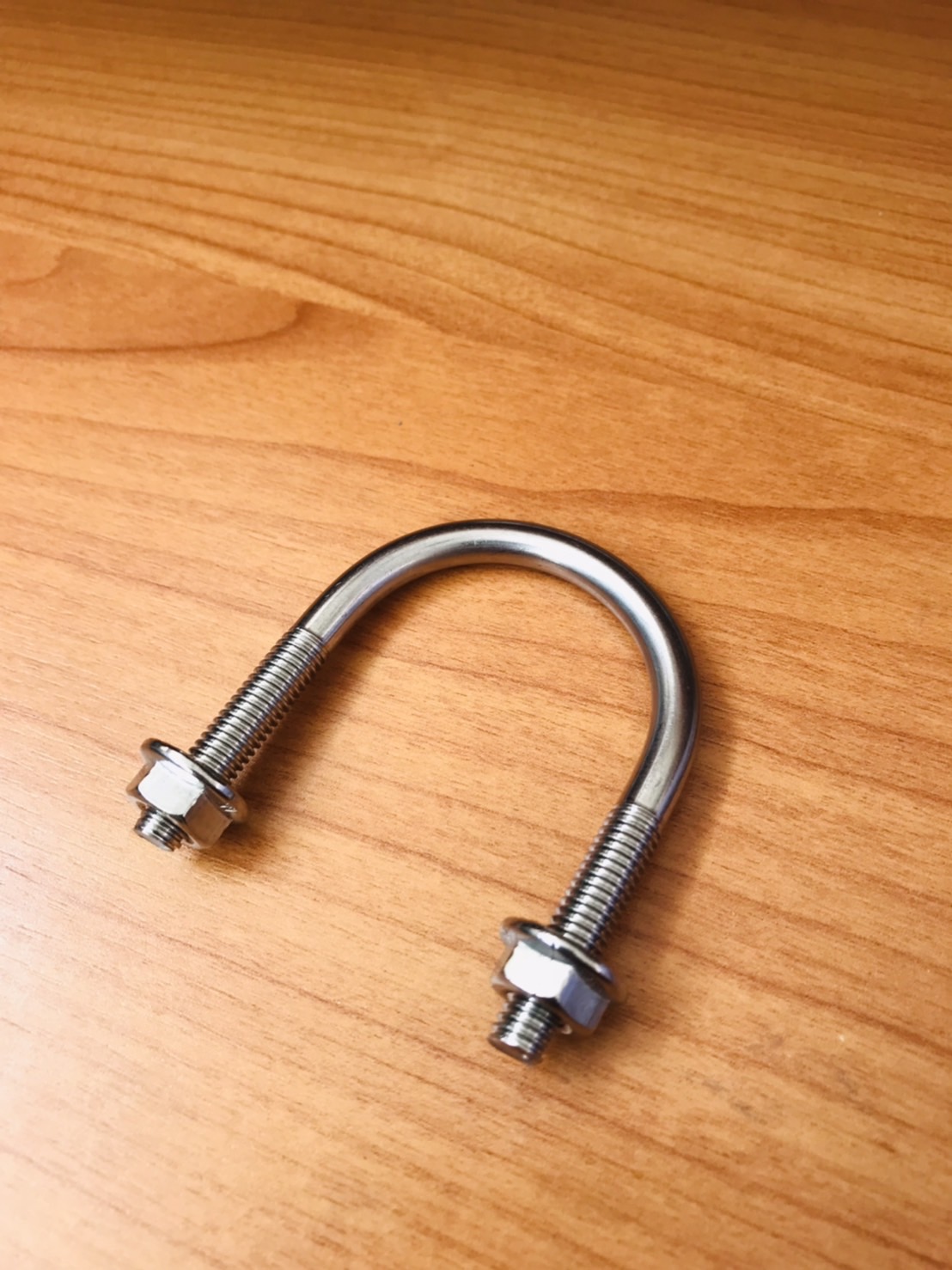 ยูโบลว์สแตนเลส+หัวน็อต ขนาด1นิ้ว ( 1 Inch Stainless Steel U-Bolt ) #82525 ราคา/ตัว