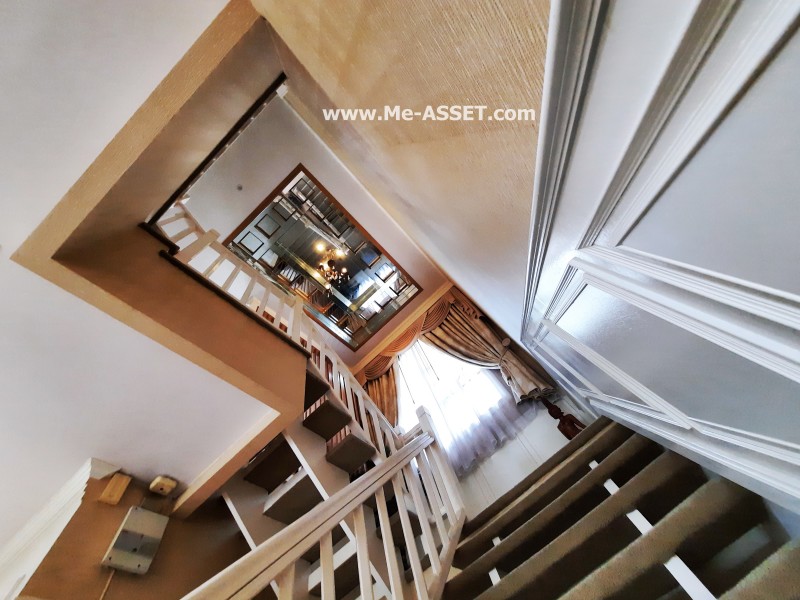 ขายบ้านเดี่ยว ม.นันทวัน วงแหวน-รัตนาธิเบศร์ ถ.ตลิ่งชัน-สุพรรณบุรี ต.เสาธงหิน อ.บางใหญ่ นนทบุรี ต้นโครงการ ติดสวนสาธารณะ หน้าบ้านไม่ชนใคร / พื้นที่ 2 ชั้น 146.7 ตารางวา