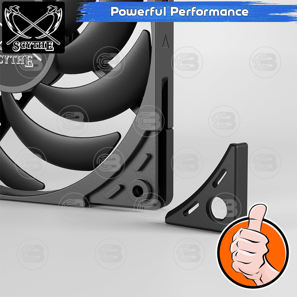 [CoolBlasterThai] SCYTHE Wonder Tornado 120 Slim Fan Case (size 120 mm.)