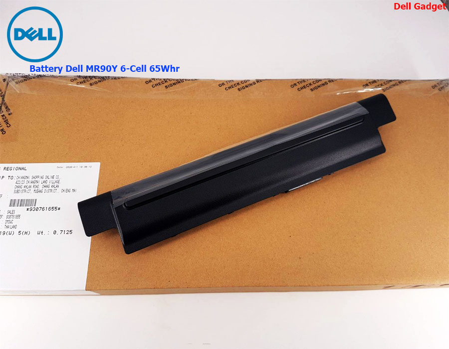 Battery Dell Vostro 2421, 2521, 6-Cell, 65Wh แบตเตอรี่ Dell MR90Y ของแท้รับประกันศูนย์ Dell Thailand On-site Service