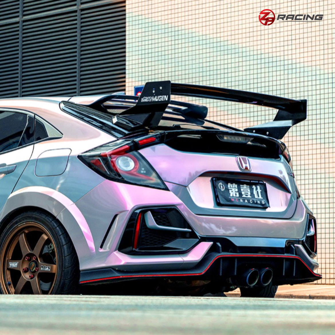 [Pre-Order]สปอยเลอร์ Honda Civic Hatchback (FK7) รุ่น MUGEN style