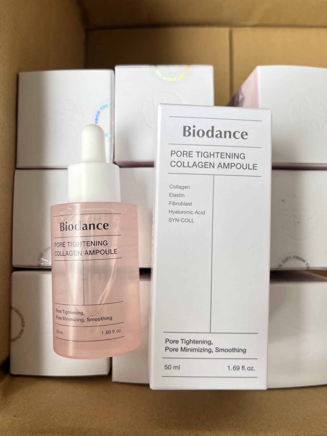 Biodance Pore Tightening Collagen Ampoule 50ml. แอมพูลบำรุงผิวให้กระชับ และลดรูขุมขน