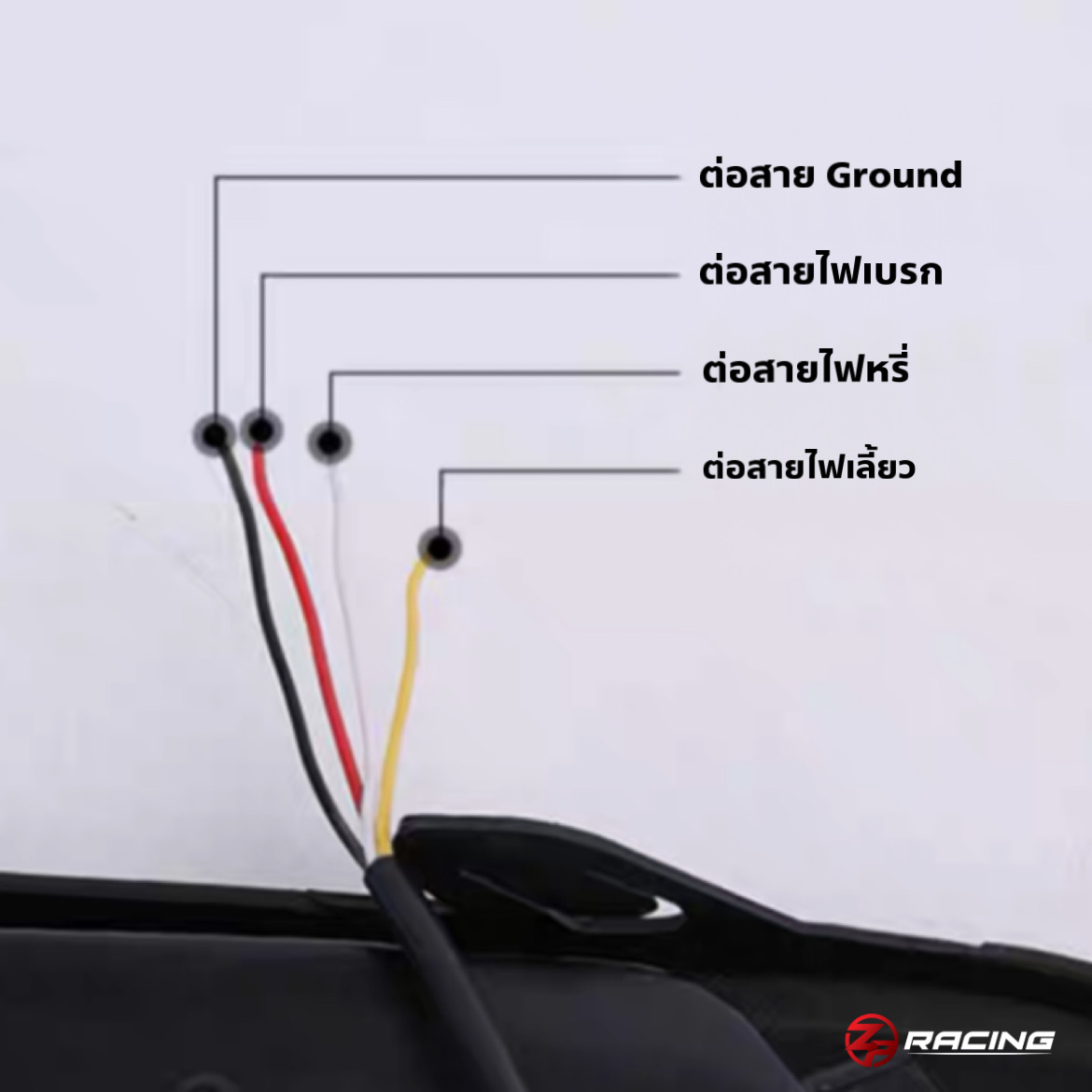 ไฟทับทิมท้าย ไฟกันชนท้าย CIVIC FC ทรง MUSTANG รับประกัน 1 ปี