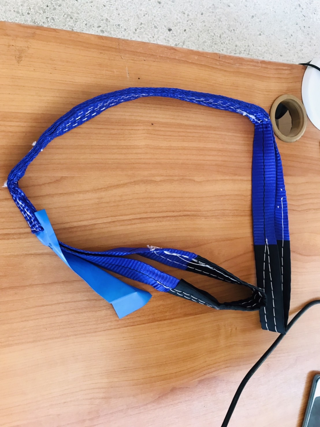 สายพานยกของขนาด 1 เมตร สีม่วง หนา ทนทาน แข็งแรง สายสลิง ยกรถเครน สายยกของ อุปกรณ์ยกของหนักสลิงแบนแขวน สายลาก กว้าง 1 นิ้ว ยาว 1 เมตร ยกได้ 1 ตัน #001400