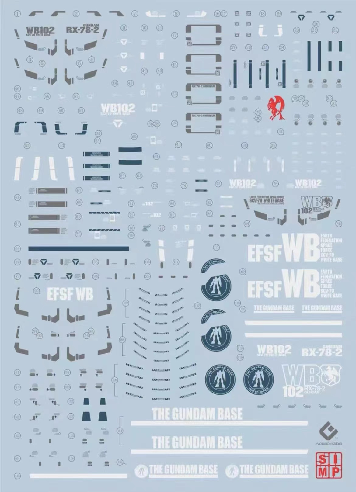 6628 MG 1/100 The Gundam Base Limited RX-78-2 Gundam Ver.3.0 + [THE GUNDAM BASE COLOR] [Daban]
