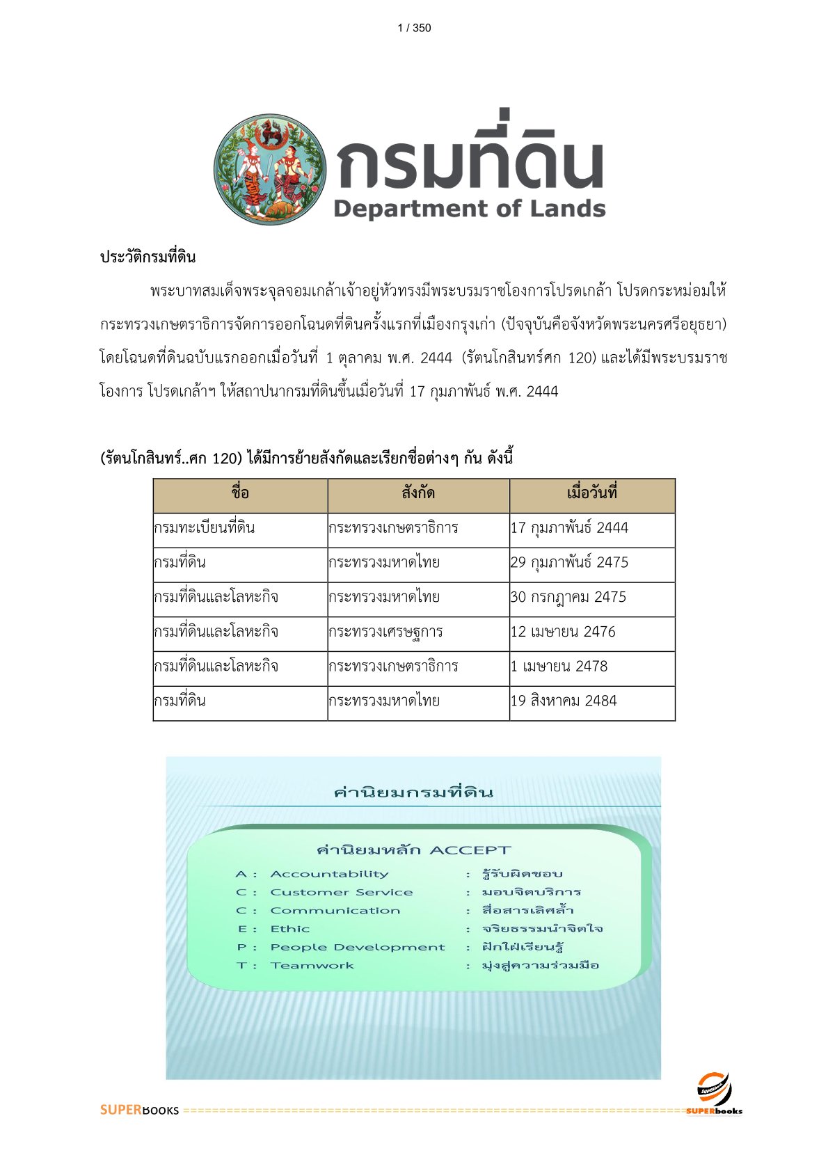 แนวข้อสอบ เจ้าพนักงานเครื่องคอมพิวเตอร์ปฏิบัติงาน กรมที่ดิน