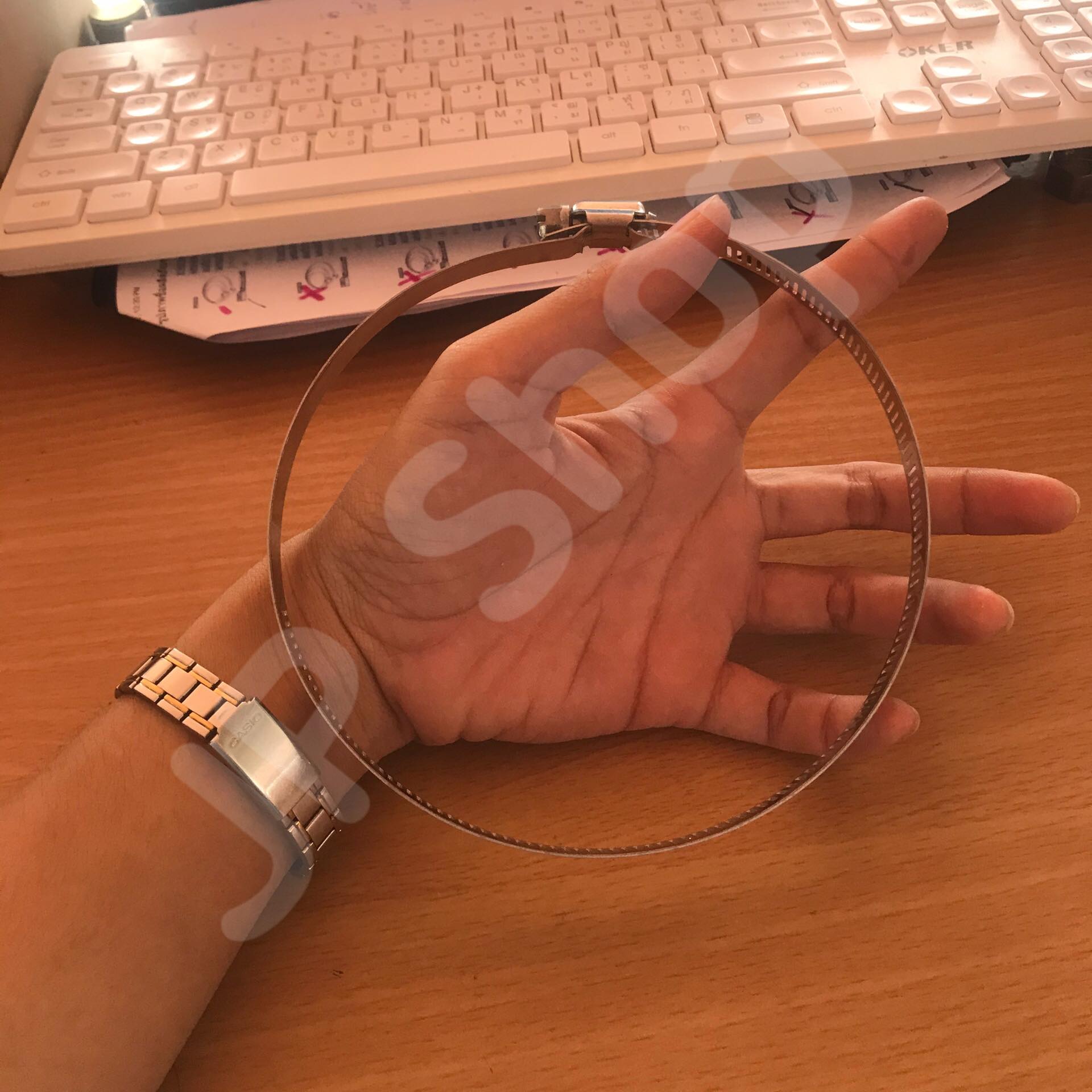 ปลอกรัด 118-140 (12 มม.) แคลมป์รัดท่อสแตนเลส 304 #118140