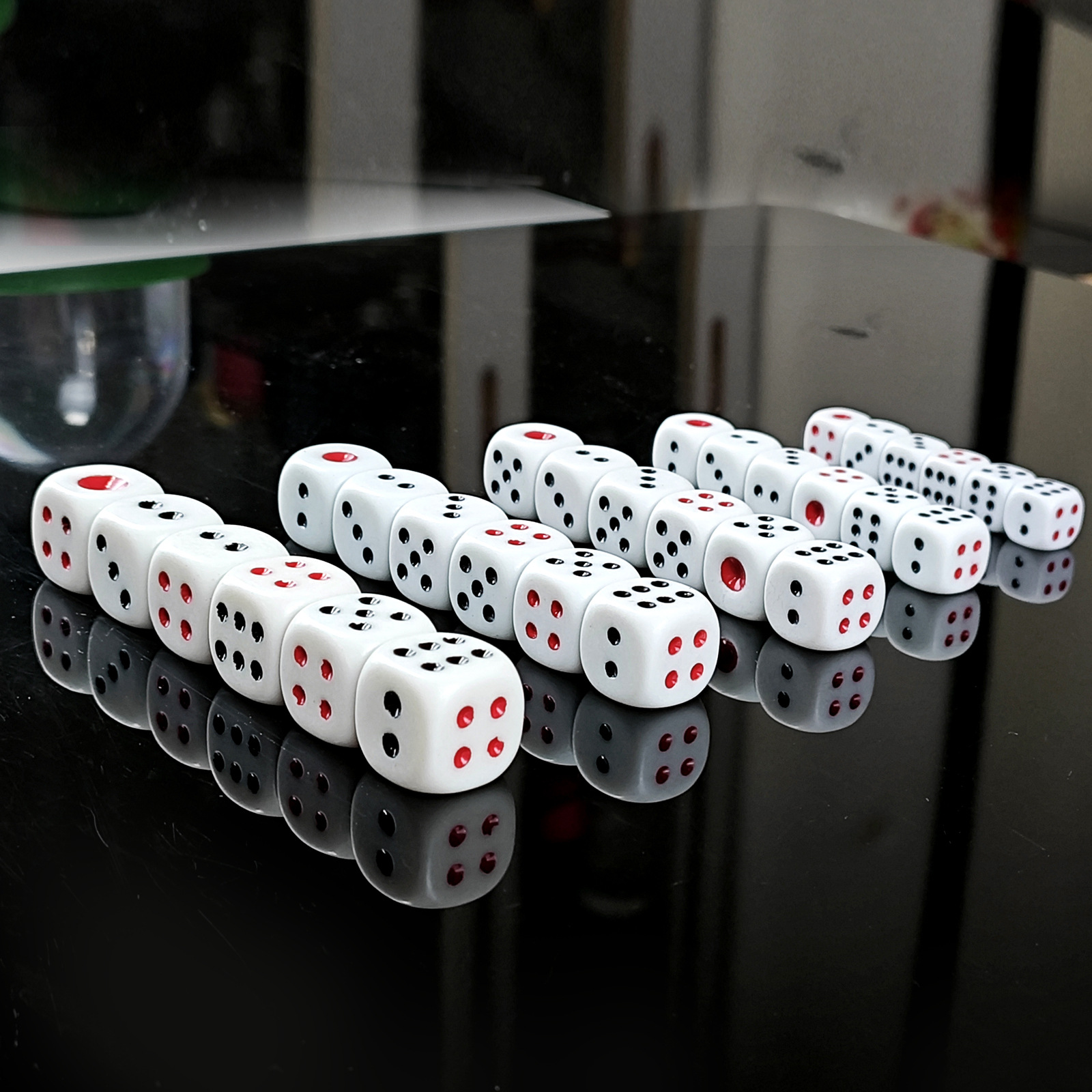ลูกเต๋าเมลามีนอย่างดี Melamine Dice