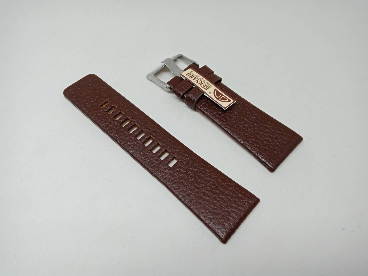 BERNARD สายนาฬิกาหนังวัวแท้ ขนาด 27 มม. สำหรับผู้ชาย