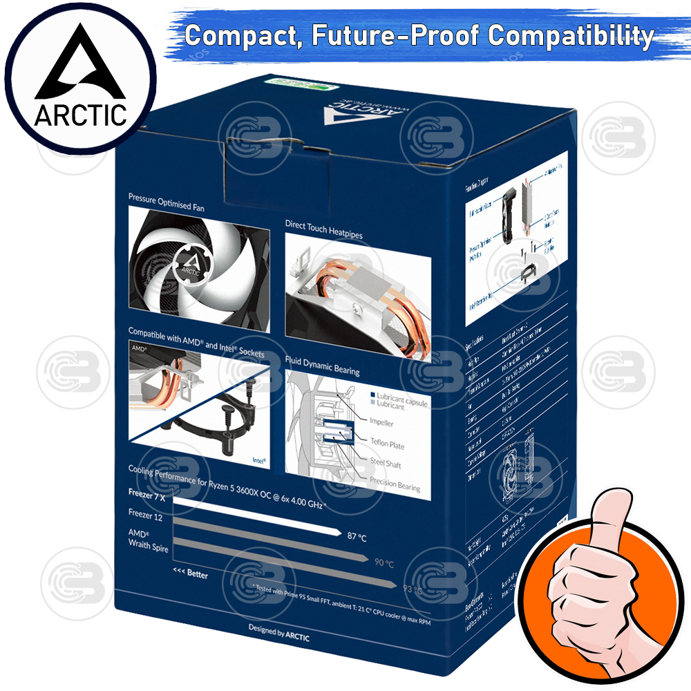 [CoolBlasterThai] Arctic Freezer 7X CPU Cooler (LGA1700/AM5 Ready) ประกัน 6 ปี