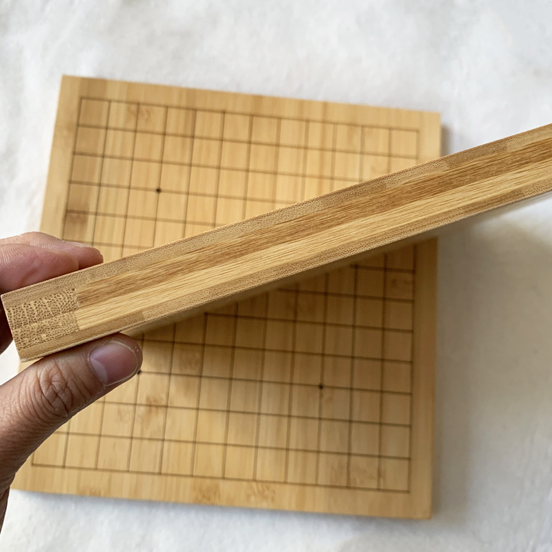 กระดานหมากล้อมไม้ไผ่ 9/13 เส้น