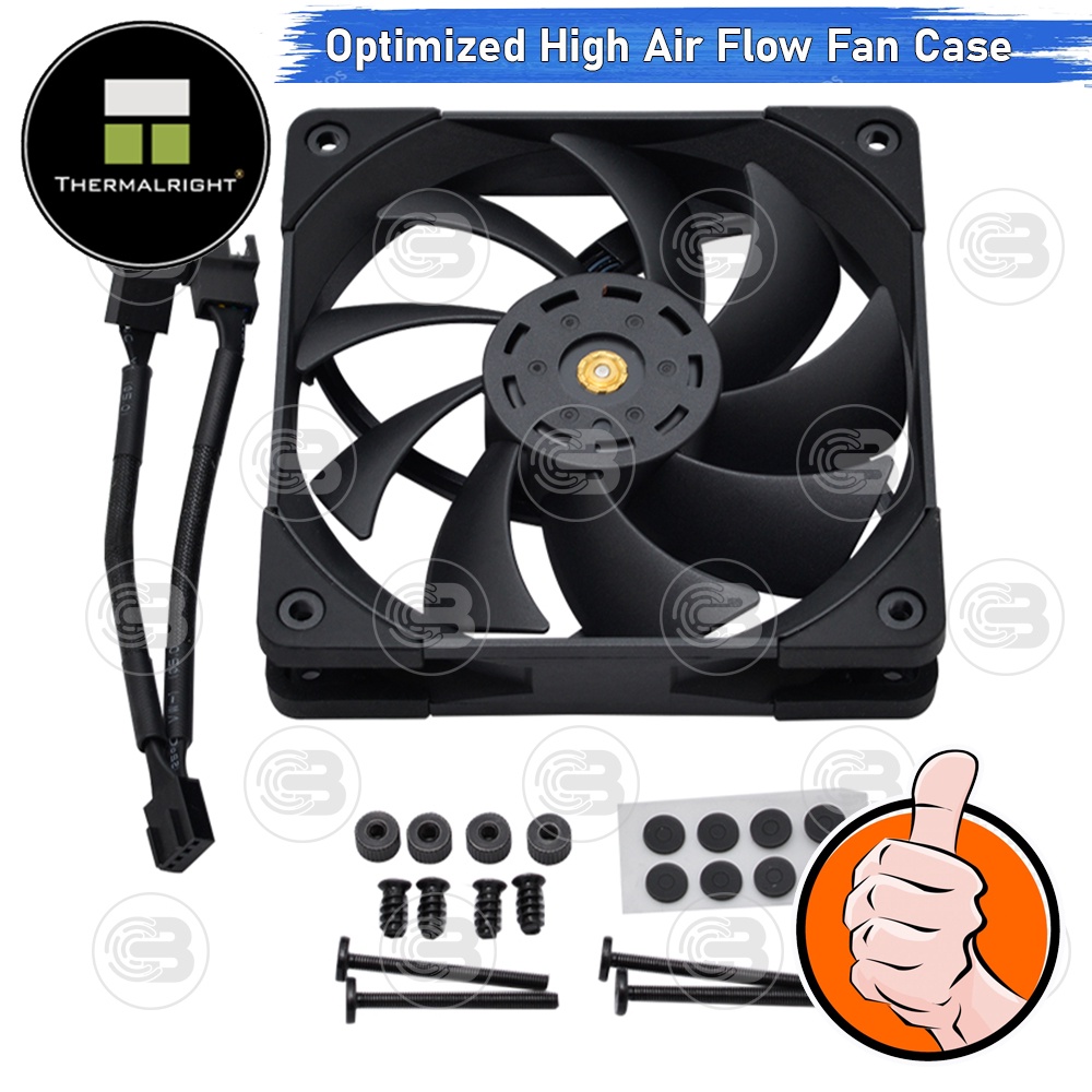 [CoolBlasterThai] Thermalright TL-C12 PRO 1850 RMP High Air Flow Fan Case (size 120 mm.) ประกัน 6 ปี