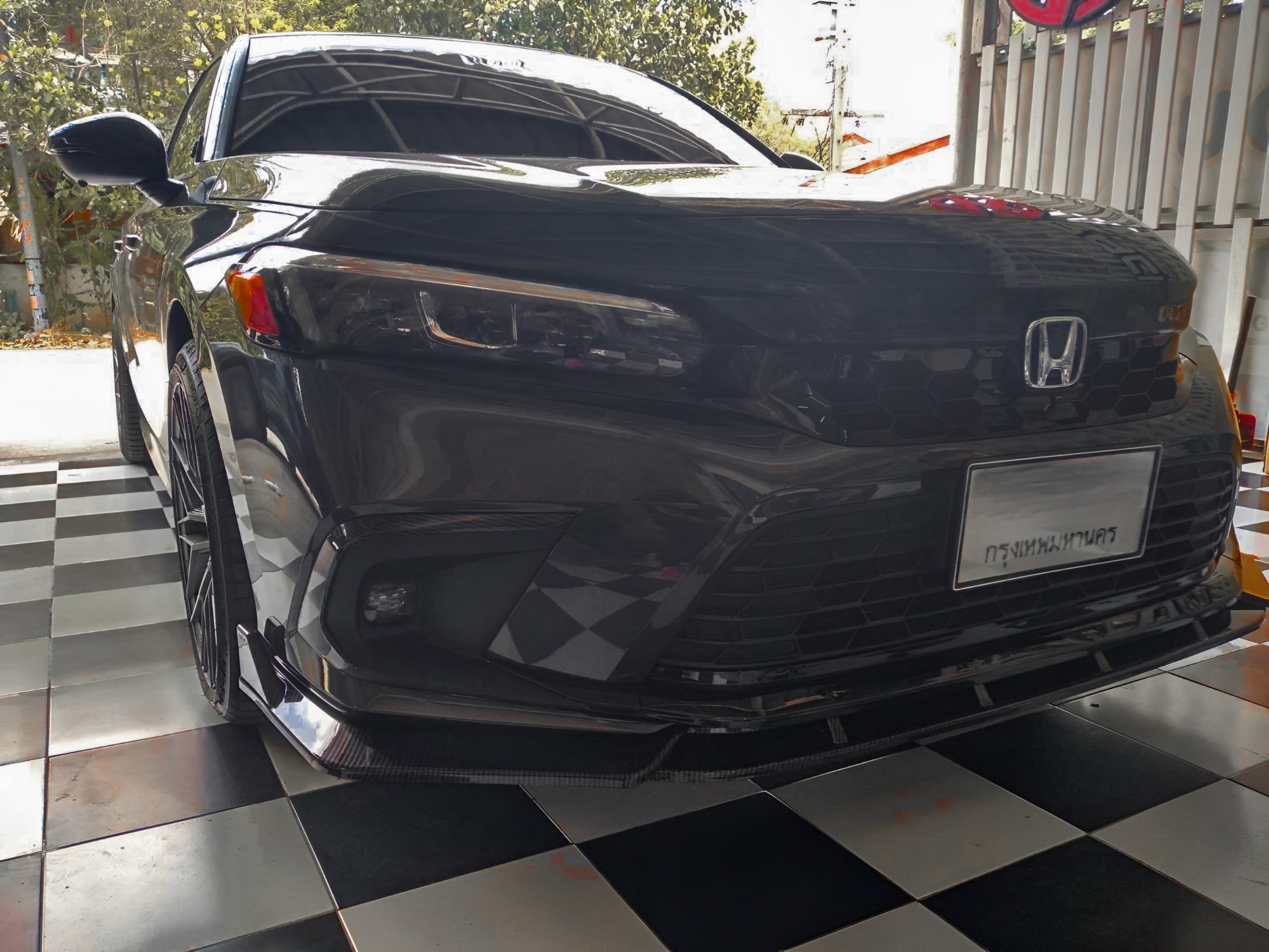 ลิ้นหน้า ลิ้นต่อกันชนหน้า Civic FE รุ่น Z-Spec V.2