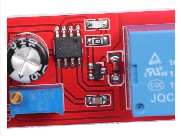 บอร์ด Relay DC 12V NE555 Monostable Delay Relay Circuit Conduction Module Trigger Switch Timer ปรับเวลา Shield Electronics