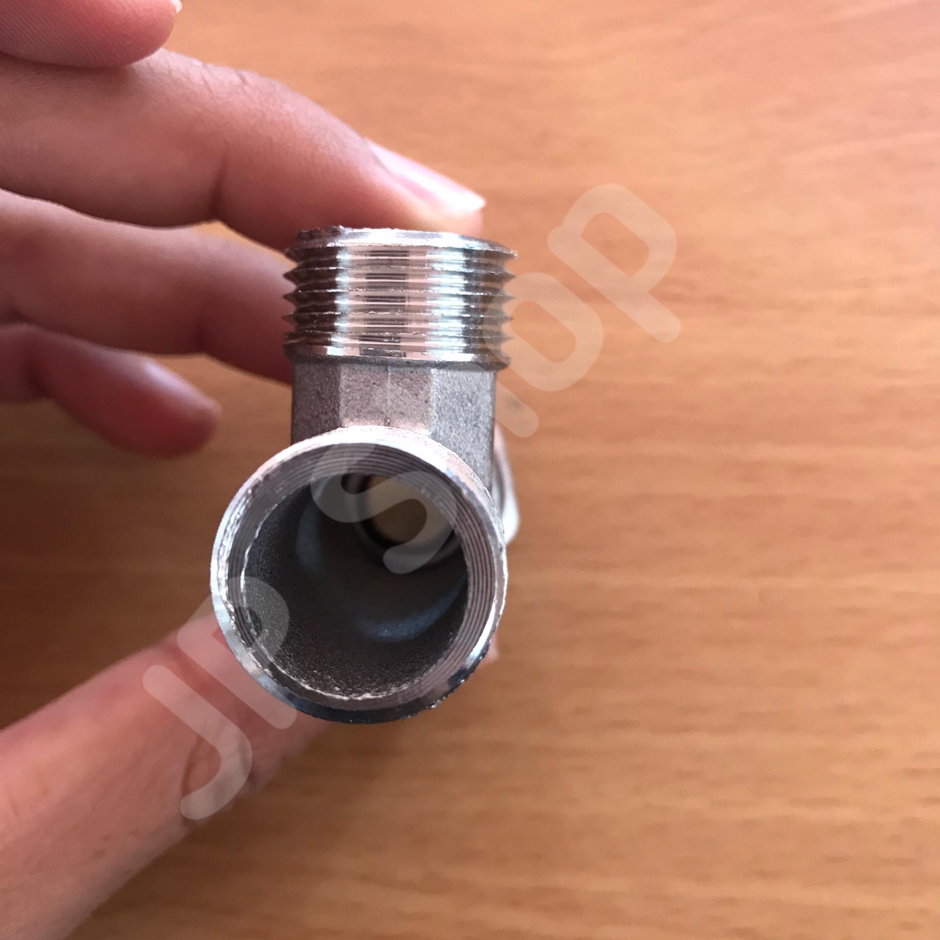 สามทางยูเนี่ยน 1/2'' (4หุน) พร้อมลูกยาง นอก-นอก-ในสแตนเลส304 #0155