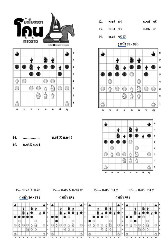 หนังสือหมากรุกไทย กลยุทธ์สุดยอดเซียน ฉบับม้าโยงขวา 3 (สุดยอดเซียนนกกระจิบ)