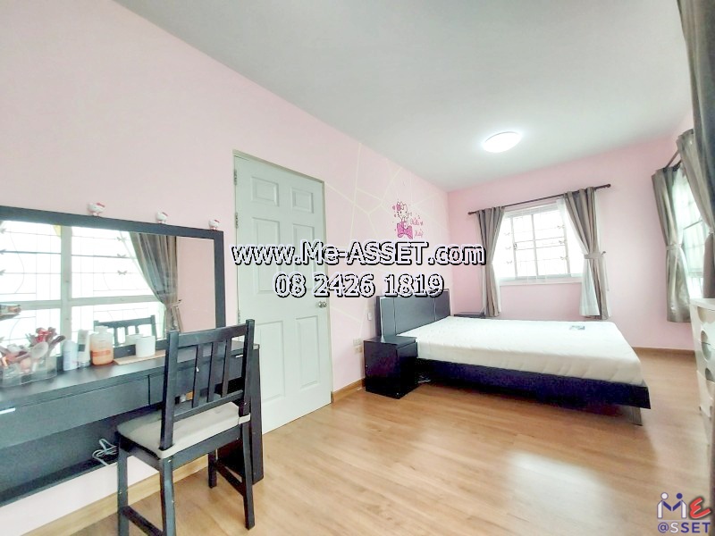 ขายทาวน์เฮ้าส์หลังริม โซนสุวรรณภูมิ-บางนา กม.18 เชื่อมลาดกระบัง บางพลี ใกล้เมกะบางนา ม.หัวเฉียว นิคมอุตสาหกรรม เดินทางสะดวก วงแหวน มอเตอร์เวย์ : มบ.นิรันดร์วิลล์ 10 : 2 ชั้น 19.5 ตร.วา