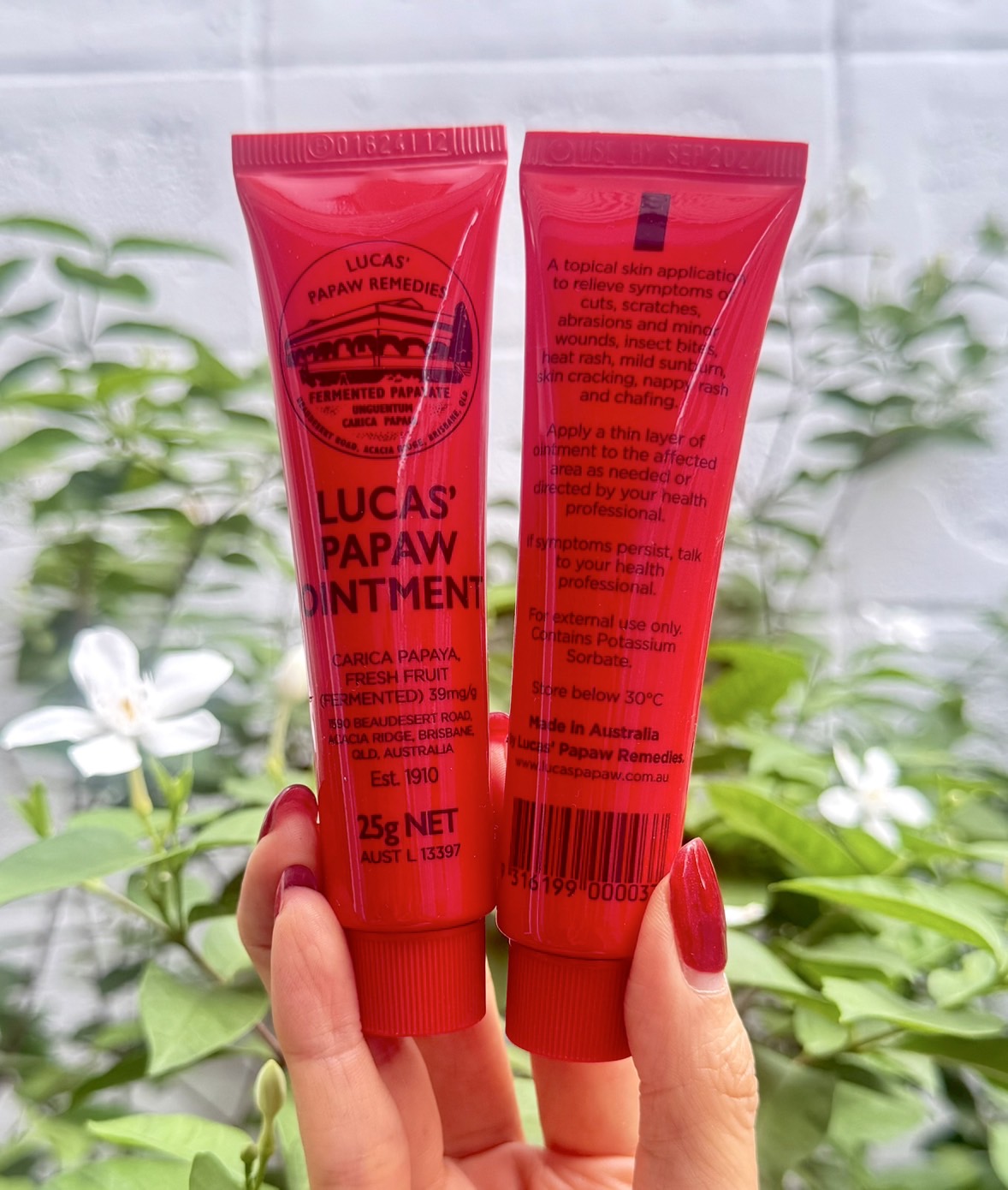 Lucas Papaw Ointment 25g. บาล์มสารพัดประโยชน์ นำเข้าจากออสเตรเลีย (1หลอด)