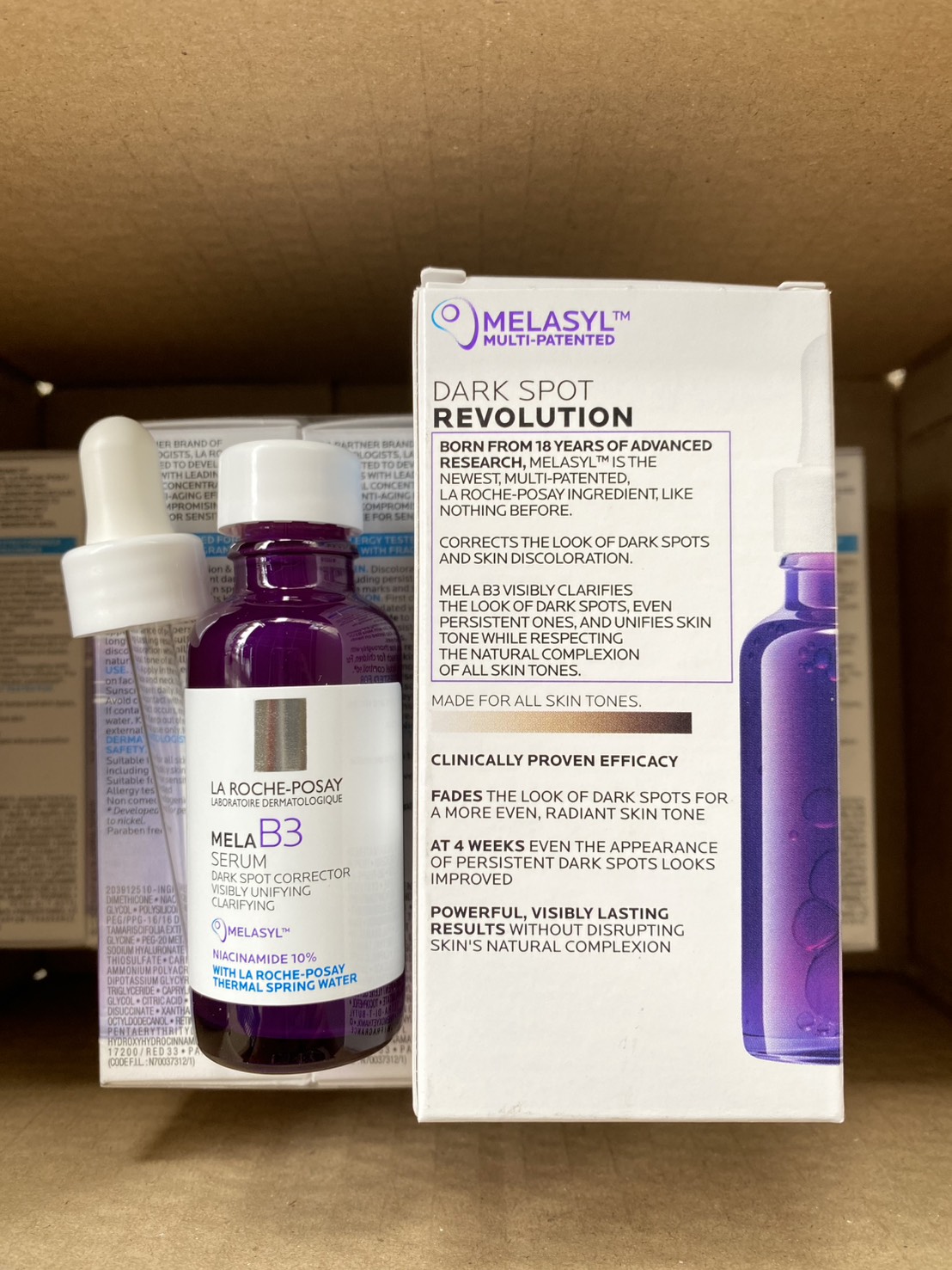 La Roche-Posay Mela B3 Serum 30ml. เซรั่มลดจุดด่างดำสูตรอ่อนโยน