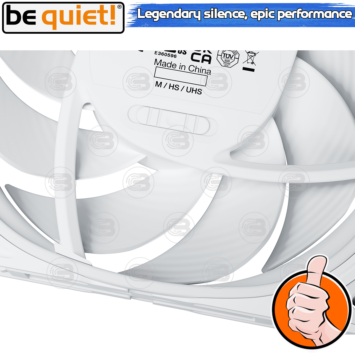 [CoolBlasterThai] Be Quiet Silent Wings Pro 4 140 PWM White PC Fan Case (BL199) ประกัน 5 ปี