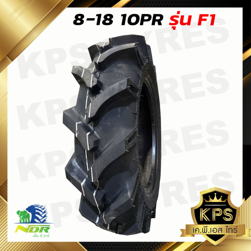 8-18 8PR ยี่ห้อ NDR รุ่น F1 ยางรถไถ