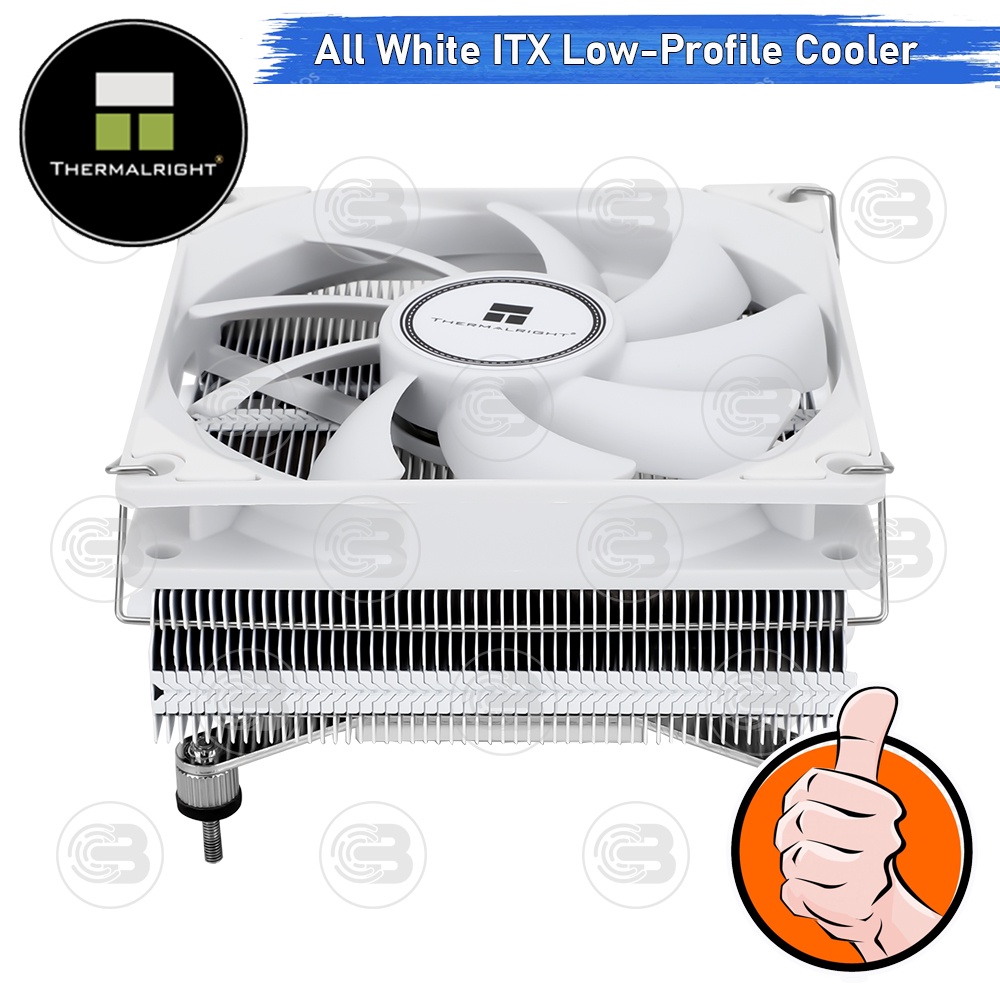 [CoolBlasterThai] Thermalright AXP90 X53 White Low-Profile CPU Cooler with 4 Heatpipes (AM5/LGA1851 Ready) ประกัน 6 ปี